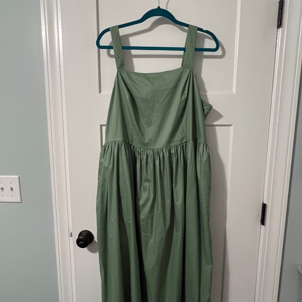 Lane Bryant Maxi Sundress, Green, 20